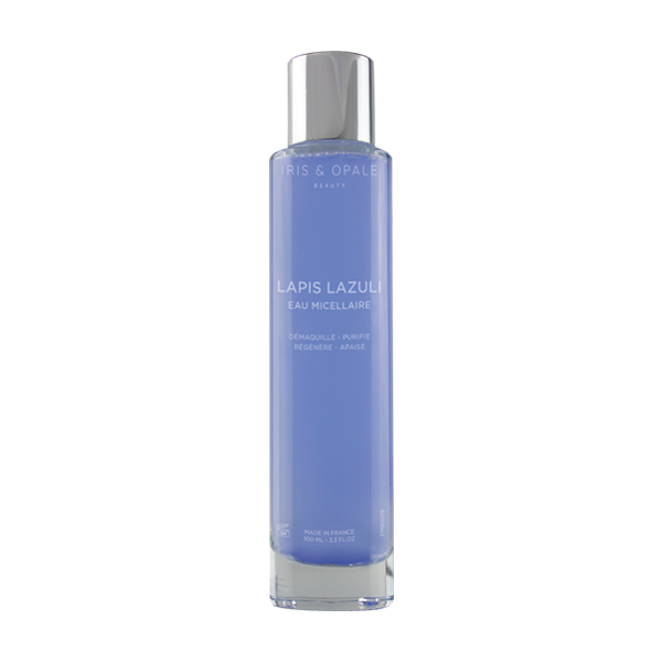 Pierre de Lapis Lazuli sur fond blanc-0